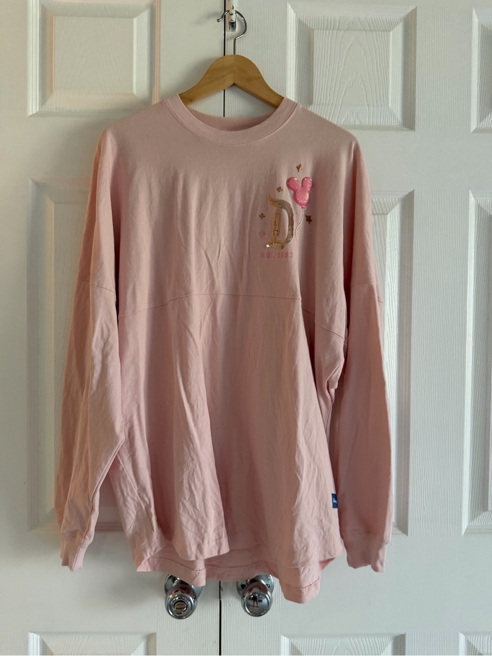 Woman’s ' Pink Long Sleeve Graphic Disneyland Tee